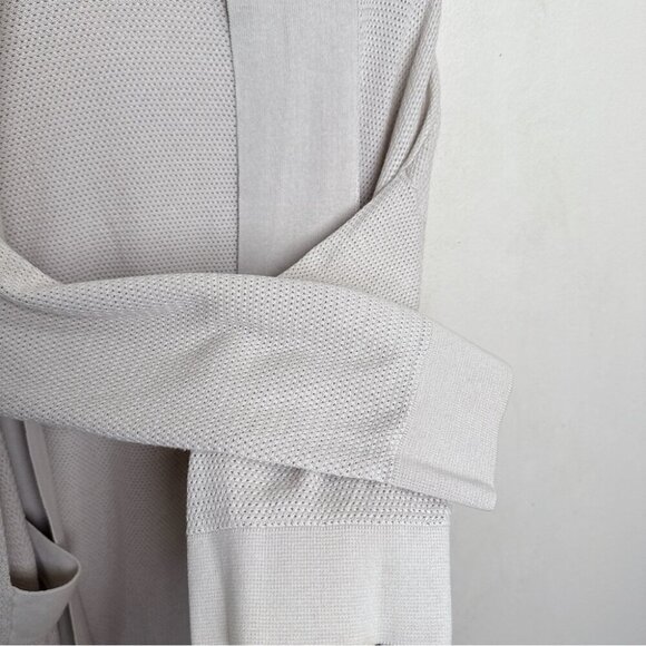 Aritzia Womens Xsmall Birch Open Front Open Knitted Cardigan - Picture 8 of 13